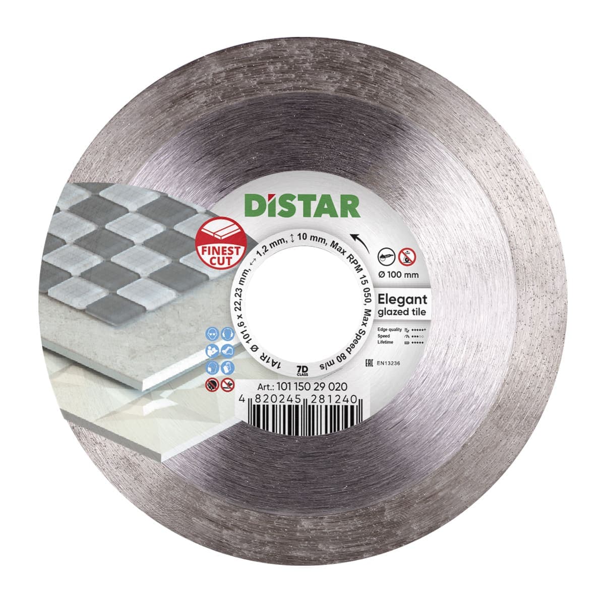 Круг алмазний вiдрiзний DISTAR Elegant 100*1,2*22,23Н