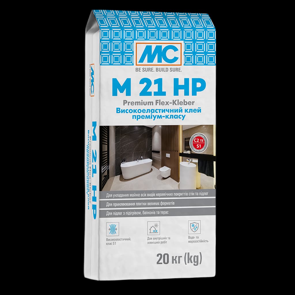 Високоеластичний клей преміум-класу MC-Bauchemie M 21 HP C2 TE S1