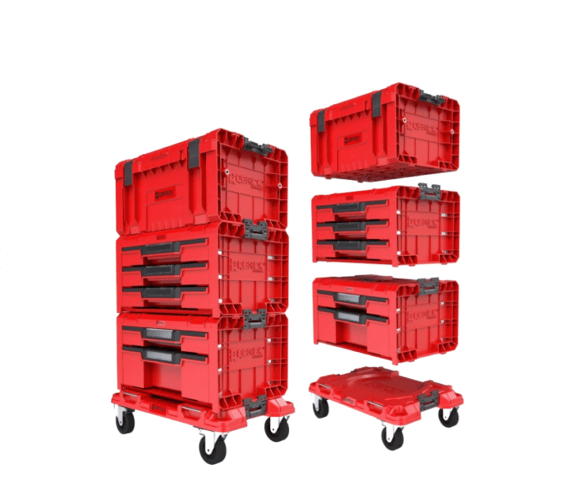 Набір ящиків для інструментів Qbrick System PRO Drawer Workshop Set 4 2.0 RED