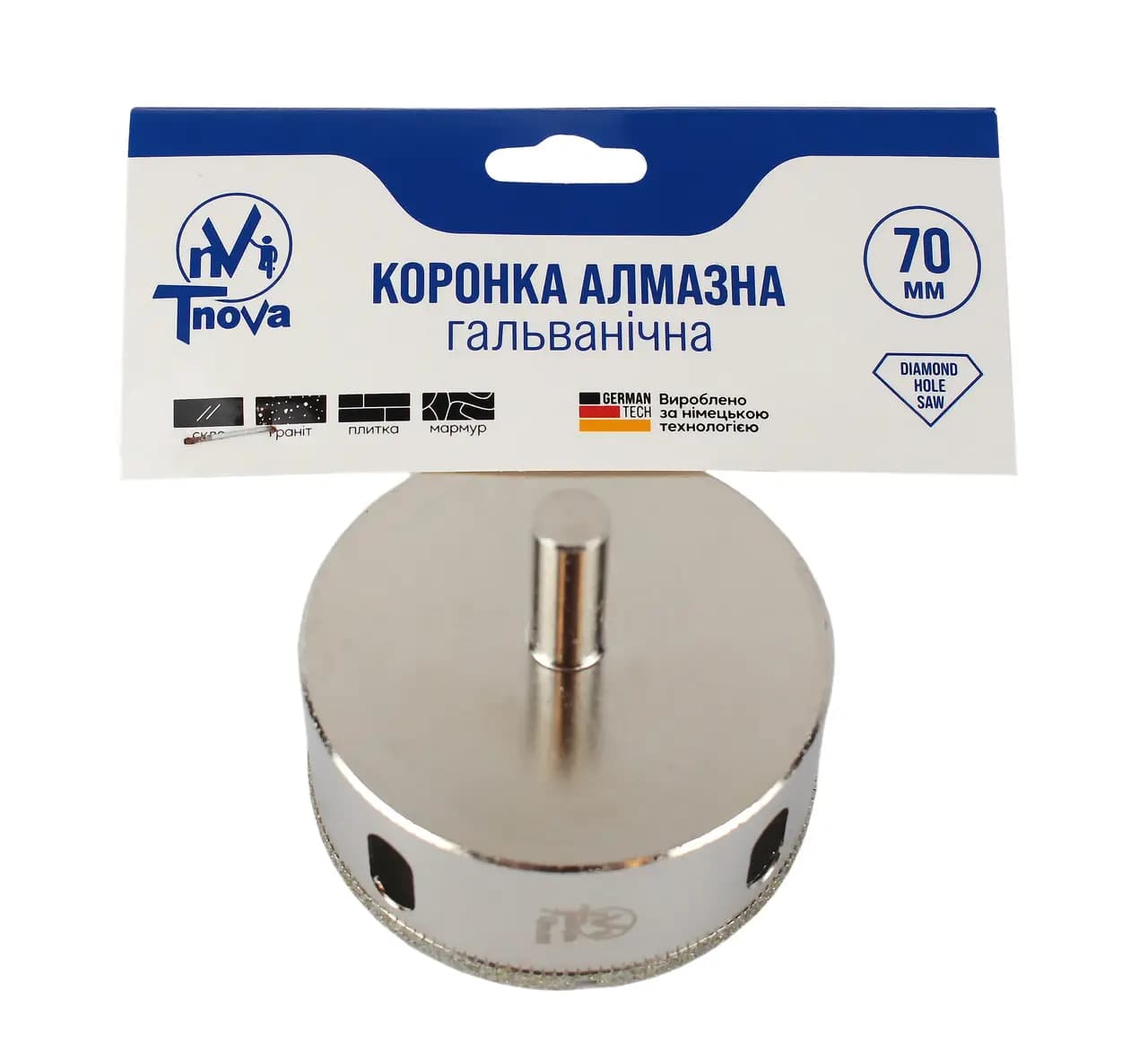 Коронка алмазна гальванічна T-Nova
